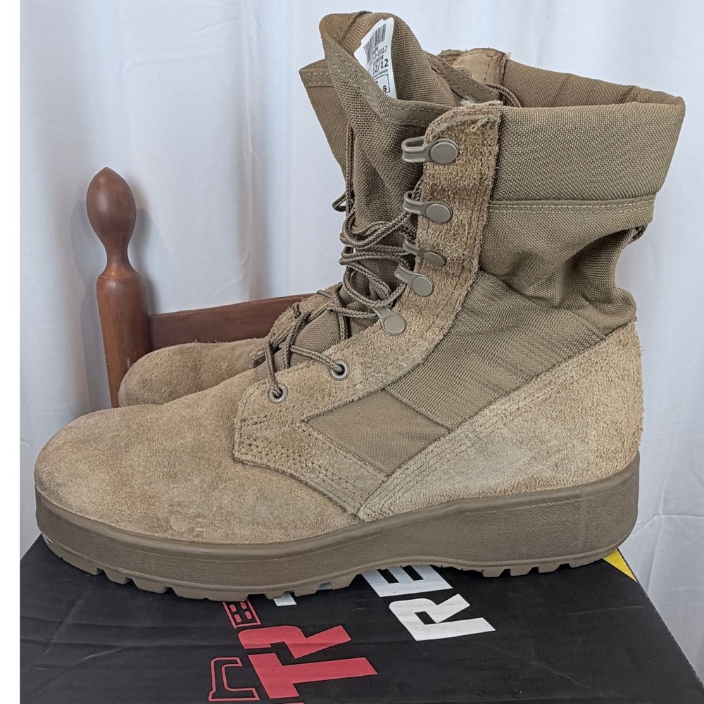 Belleville Tactical Research TR106 Coyote Combat Boots Men's 10.5R Vibram USA - Picture 5 of 9